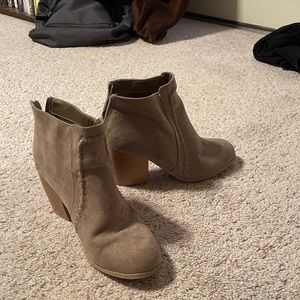 Brown booties